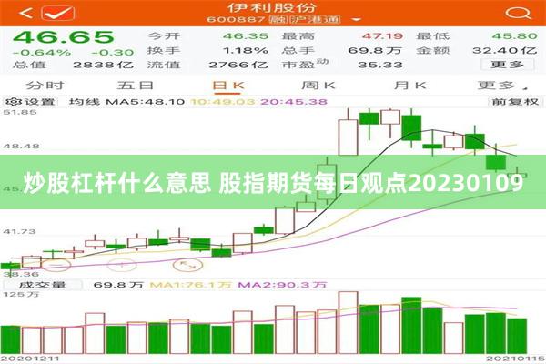 炒股杠杆什么意思 股指期货每日观点20230109