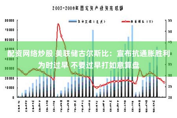 配资网络炒股 美联储古尔斯比：宣布抗通胀胜利为时过早 不要过早打如意算盘