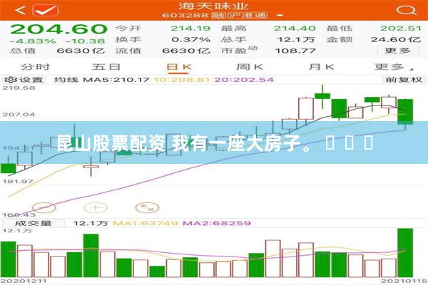 昆山股票配资 我有一座大房子。 ​​​